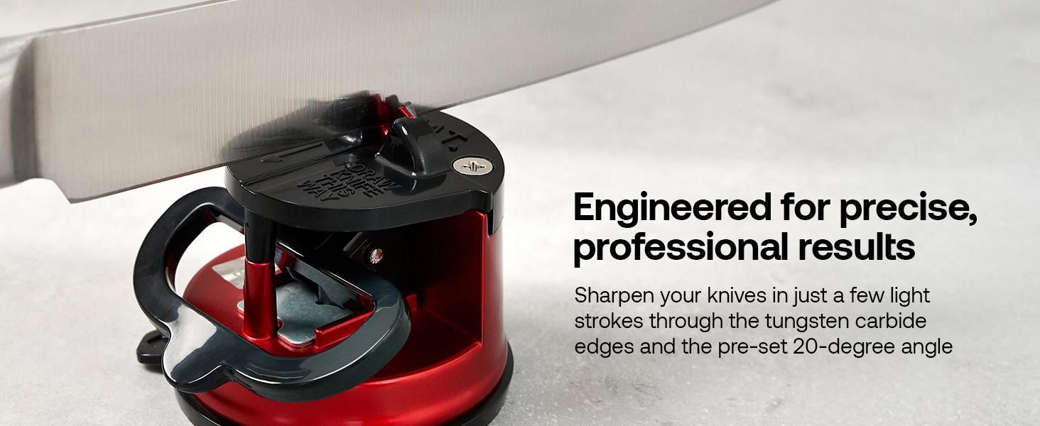 Hands-Free Manual Knife Sharpener