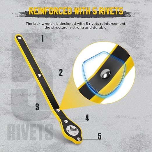 Universal Car Jack Wrench Tool