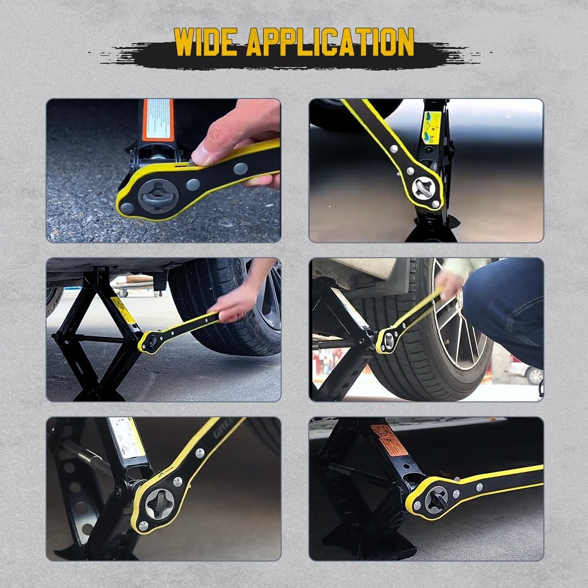 Universal Car Jack Wrench Tool