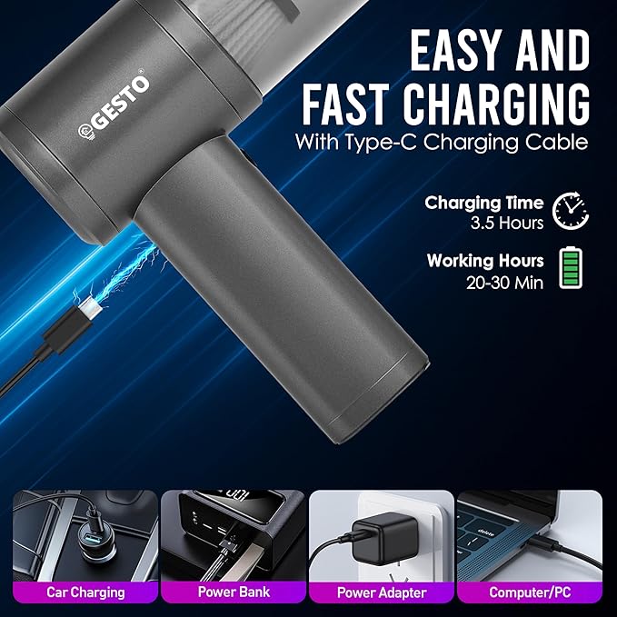 Portable Air Duster Wireless Vacuum Cleaner