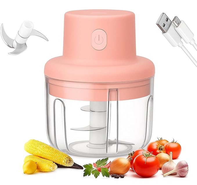 Mini Electric Food Chopper - Portable Design