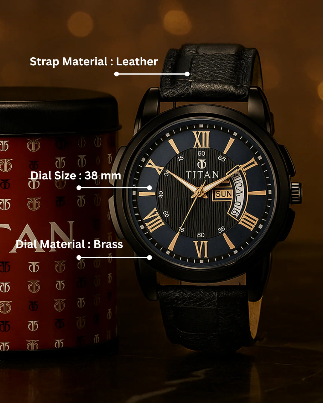Midnight Colour Dial Men’s Watch